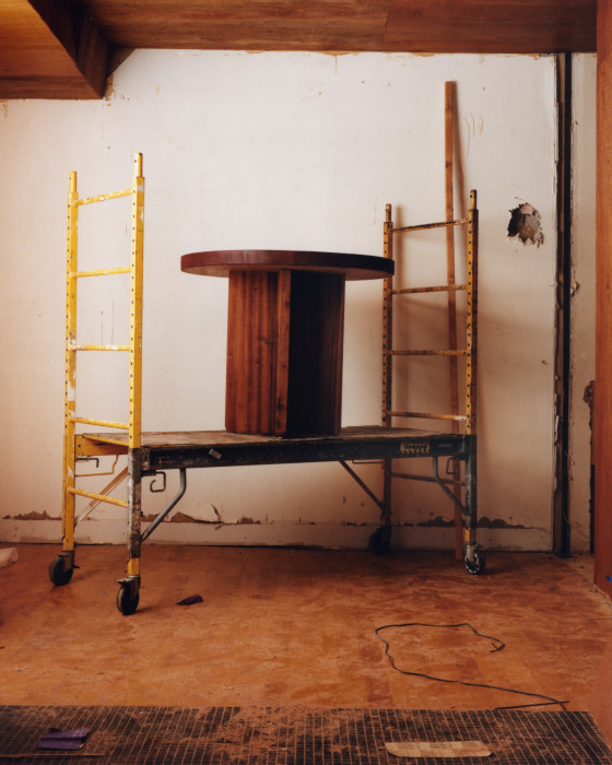 AFRICAN MAHOGANY TABLE, 2019