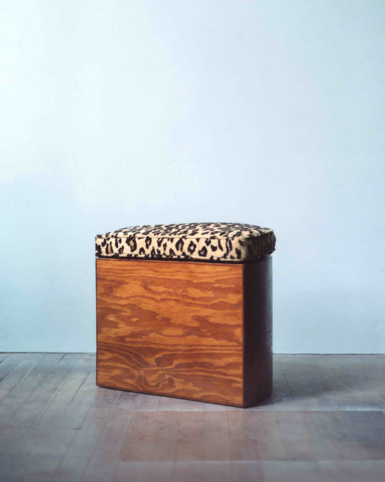 HALF-MOON STOOL (LEOPARD I), 2023