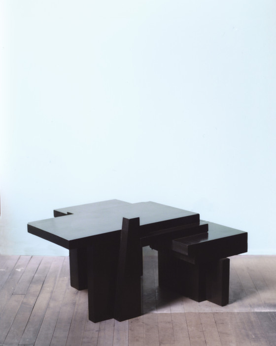 MODIFIED PIANO LACQUER COFFEE TABLE, 2023