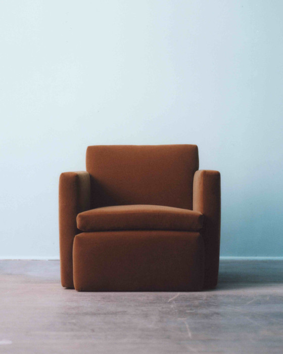 UPHOLSTERED ARMCHAIR (MOHAIR), 2023