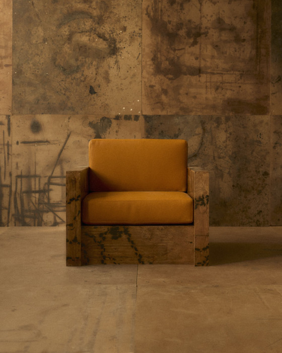 DEBRIS-PRINTED ARMCHAIR, ED. 1/5, 2025